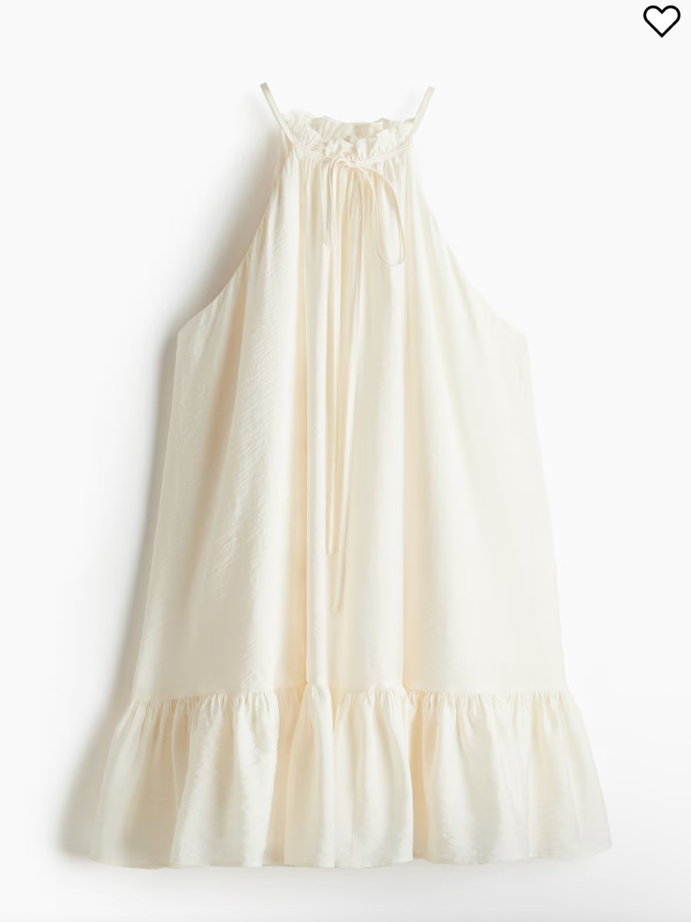 H&M RUFFLE-DETAIL SLEEVELESS DRESS - Picture 1 of 6